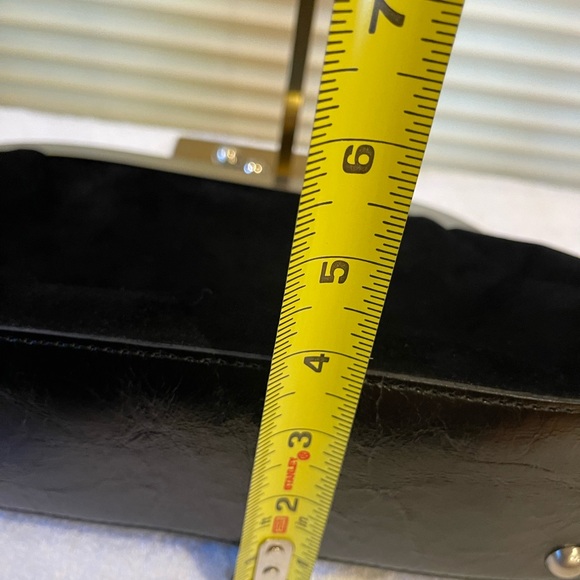 Patricia Nash Black Suede and Leather Clutch - Picture 9 of 10